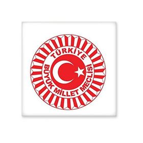 Dıythinker Türkiye Asya Ulusal Amblem 15x15 cm Seramik Karo