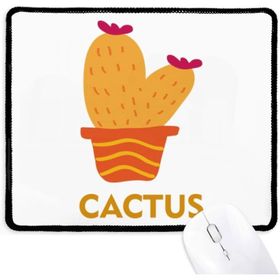 Dıythinker Turuncu Kaktüs Saksı Bitki Succulents Kaymaz Mouse Pad