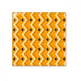 Dıythinker Turuncu Mutlu Korku Cadılar Bayramı Seramik 10x10 cm Seramik Karo