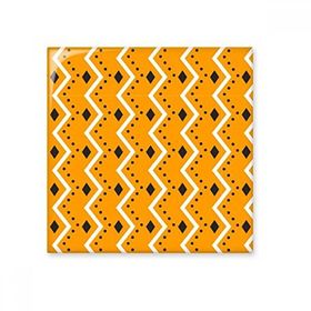 Dıythinker Turuncu Mutlu Korku Cadılar Bayramı Seramik 10x10 cm Seramik Karo