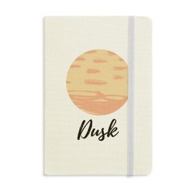 Dıythinker Turuncu Soyut Bitkiler Sanat Desenli Baskılı A5 Defter