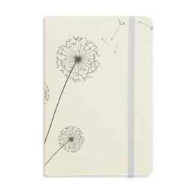 Dıythinker Üç Karahindiba Bitkileri Çiçek Baskılı A5 Defter