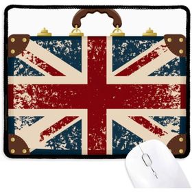 Dıythinker Union Jack Retro Bavul İngiltere İngiltere Bayrağı Kültür Kaymaz Mouse Pad