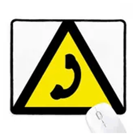 Dıythinker Uyarı Sembolü Sarı Siyah Arama Yasak Üçgen Kaymaz Mouse Pad