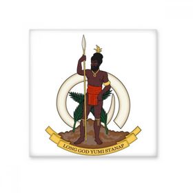 Dıythinker Vanuatu Okyanusya Ulusal Amblem 20x20 cm Seramik Karo