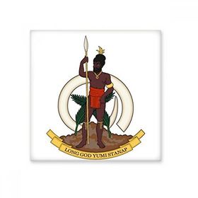 Dıythinker Vanuatu Okyanusya Ulusal Amblem 20x20 cm Seramik Karo