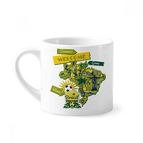 Dıythinker Welcom Brezilya Yaz Futbol Mini Kahve Kupası