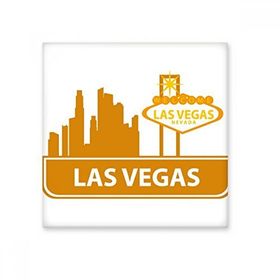 Dıythinker Welcome To Las Vegas Nevada Amerika Country City 20x20 cm Seramik Karo