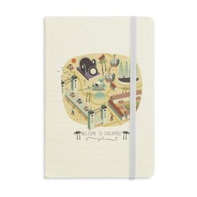 Dıythinker Welcome to Singapur Simgesi Baskılı A5 Defter