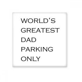 Dıythinker Worlds Greatest Dad Fathers Festival Alıntı 15x15 cm Seramik Karo