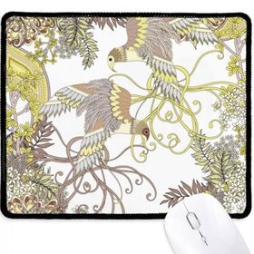 Dıythinker Yapraklar Çiçek Ağaç Kuş Ukiyo-e Kaymaz Mouse Pad