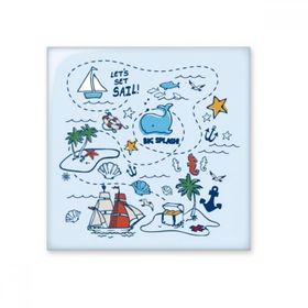 Dıythinker Yelken Sıçraması Seyahat Seramik 10x10 cm Seramik Karo
