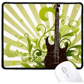 Dıythinker Yeşil Gitar Müzik Taze Desen Kaymaz Mouse Pad