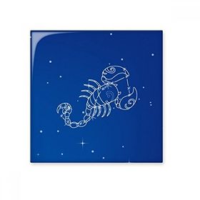 Dıythinker Yıldız Evren Akrep Takım Deseni 10x10 cm Seramik Karo