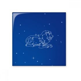 Dıythinker Yıldız Evren Aslan Takımyıldızı Desenli 10x10 cm Seramik Karo