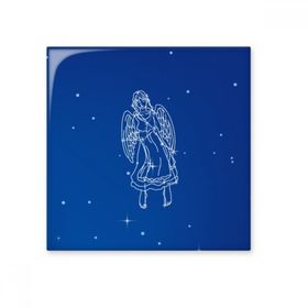 Dıythinker Yıldız Evren Başak Takımyıldızı Desenli 10x10 cm Seramik Karo