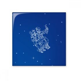 Dıythinker Yıldız Evren İkizler Takım Deseni 10x10 cm Seramik Karo