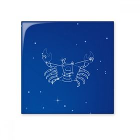 Dıythinker Yıldız Evren Kanseri Takımyıldızı Seramik 10x10 cm Seramik Karo