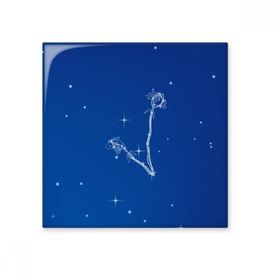Dıythinker Yıldız Evren Takımyıldızı Desenli Seramik 10x10 cm Seramik Karo
