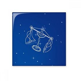 Dıythinker Yıldız Evren Terazi Takım Deseni Seramik Biske Fayans 20x20 cm Seramik Karo