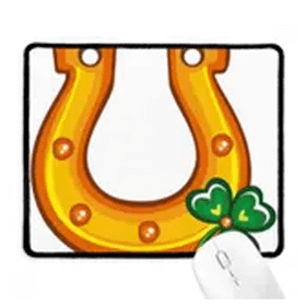 Dıythinker Yonca U Tipi Demir İrlanda St.Patricks Day Kaymaz Mouse Pad
