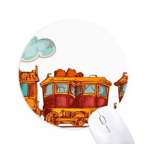Dıythinker Yuvarlak Çizgi Film Tren Britanya Ülke Kültürü Kaymaz Kauçuk Fare Altlığı