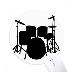 Dıythinker Yuvarlak Şarkı Müzik Davul Kiti Enerji Kaymaz Kauçuk Fare Altlığı