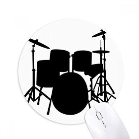 Dıythinker Yuvarlak Şarkı Müzik Davul Kiti Enerji Kaymaz Kauçuk Fare Altlığı