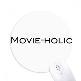 Dıythinker Yuvarlak Şık Kelime Filmi-Holic Kaymaz Kauçuk Fare Altlığı