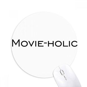 Dıythinker Yuvarlak Şık Kelime Filmi-Holic Kaymaz Kauçuk Fare Altlığı