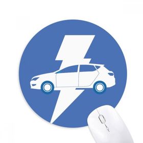 Dıythinker Yuvarlak Şimşek Enerji Araçları Çevreyi Korur Kaymaz Kauçuk Fare Altlığı