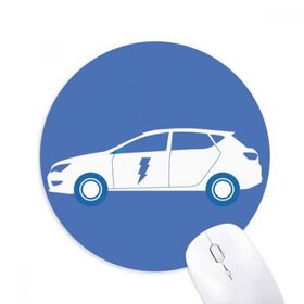 Dıythinker Yuvarlak Şimşek Enerji Araçları Çevreyi Korur Kaymaz Kauçuk Fare Altlığı