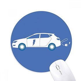 Dıythinker Yuvarlak Şimşek Enerji Araçları Çevreyi Korur Kaymaz Kauçuk Fare Altlığı