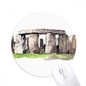 Dıythinker Yuvarlak Stonehenge in Wiltshire İngiltere Kaymaz Kauçuk Fare Altlığı