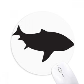 Dıythinker Yuvarlak Streamline Shark Fierce Fish Kaymaz Kauçuk Fare Altlığı