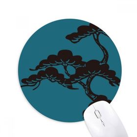 Dıythinker Yuvarlak Tablo Japon Kültürü Mavi Kaymaz Kauçuk Fare Altlığı