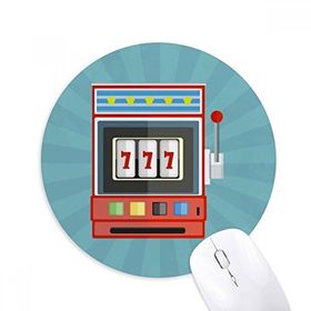 Dıythinker Yuvarlak Tek Kol Bandit İllüstrasyon Desen Kaymaz Kauçuk Fare Altlığı