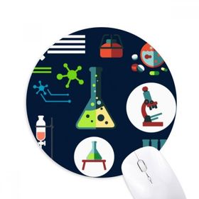 Dıythinker Yuvarlak Test Tüpü Konik Şişe Kimya Kaymaz Kauçuk Fare Altlığı