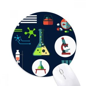 Dıythinker Yuvarlak Test Tüpü Konik Şişe Kimya Kaymaz Kauçuk Fare Altlığı