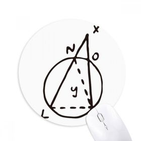 Dıythinker Yuvarlak Trigonometrik Matematik Vektör İllüstrasyonu Kaymaz Kauçuk Fare Altlığı