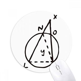 Dıythinker Yuvarlak Trigonometrik Matematik Vektör İllüstrasyonu Kaymaz Kauçuk Fare Altlığı