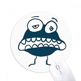 Dıythinker Yuvarlak Universe Alien Monster Alien Creature Kaymaz Kauçuk Fare Altlığı