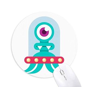 Dıythinker Yuvarlak Universe Alien Monster Cyclops Kaymaz Kauçuk Fare Altlığı