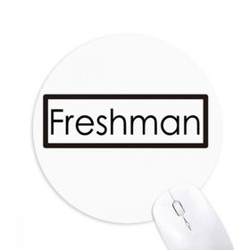 Dıythinker Yuvarlak Yeni Üniversite Öğrencileri Freshman Kaymaz Kauçuk Fare Altlığı