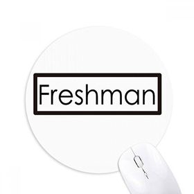 Dıythinker Yuvarlak Yeni Üniversite Öğrencileri Freshman Kaymaz Kauçuk Fare Altlığı