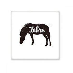 Dıythinker Zebra Siyah ve Beyaz Hayvan 20x20 cm Seramik Karo