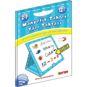 Diytoy 0585 Mavi Manyetik Tablet Yazı Tahtası