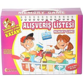 Diytoy 1035851 Alışveriş Listesi Hafıza Oyunu