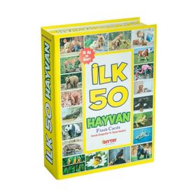 Diytoy 1352 İlk 50 Hayvan Flash Cards
