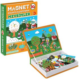 Diytoy 1505 Magnetiq IQ Hikaye Oluşturma Mevsimler Kartları